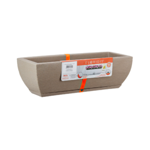 Maceta Floridis Ámsterdam 48 cm × 16 cm Beige Frontal