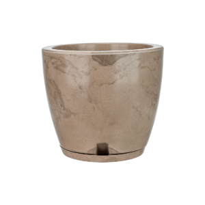 Maceta Floridis Amsterdam 27 cm × 28 cm Marmolado Beige