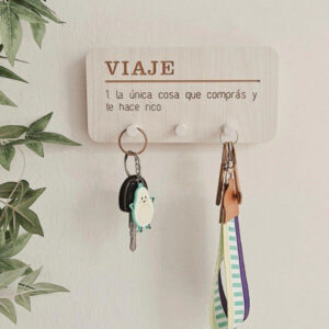 Portallaves de Madera Viaje