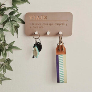 Portallaves de Madera Viaje